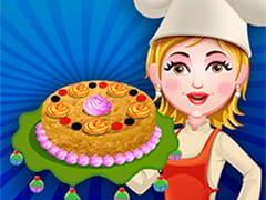 Baby Hazel Baking Apple Cake