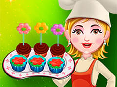 Baby Hazel Flower Cupcakes