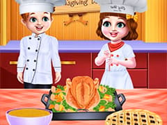 Chef Twins Thanksgiving Dinner Cooking