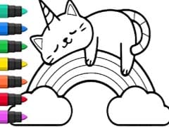 Cute Cat Coloring