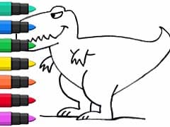 Dinosaur Coloring And Drawing For Kids