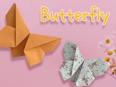 Easy Origami Butterfly 3