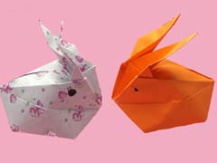 Easy Origami Chubby Rabbit
