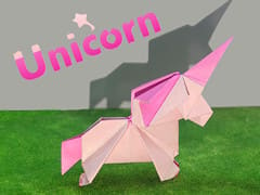 Easy Origami Unicorn