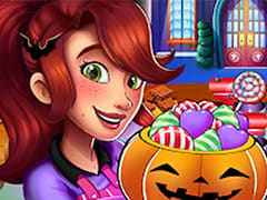 Halloween Candy Shop Food Cooking Game