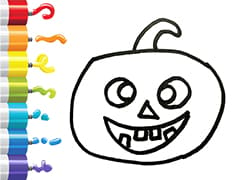 Halloween Pumpkin How To Draw And Paint
