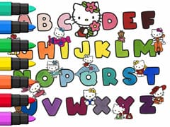 Hello Kitty 5 Coloring Book Compilation For Kids