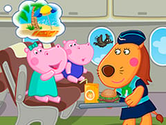 Hippo Airport Professions Fascinating Games