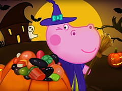 Hippo Halloween Candy Hunter