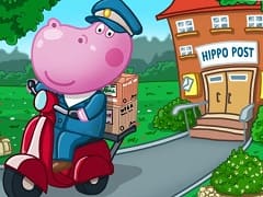 Hippo Post Office Game Professions Postman
