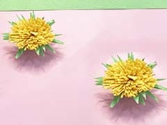 How To Make An Origami Chrysanthemum