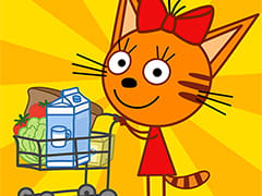 Kid-E-Cats Shopping Games For Kids And Three Kittens