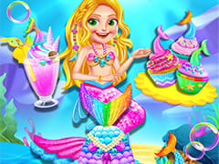 Mermaid Glitter Cake Maker Chef 2