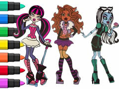 Monster High Coloring Book Compilation For Kids