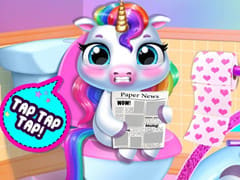 My Baby Unicorn Virtual Pony Pet Care Dress Up