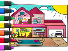 My Dream House Coloring Book Compilation For Kids