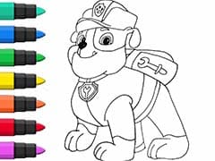 PAW Patrol Rubble Coloring And Drawing For Kids 2