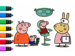 Peppa Pig 21 Coloring Book Compilation For Kids