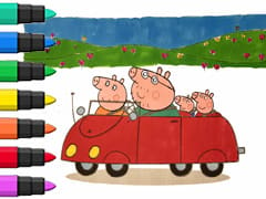 Peppa Pig 3 Coloring Book Compilation For Kids