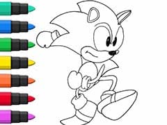 Sonic Coloring And Drawing For Kids