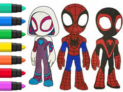 Spider Man Coloring Book Compilation For Kids