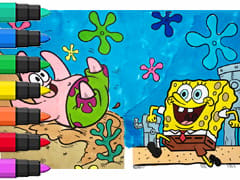 SpongeBob SquarePants 2 Coloring Book Compilation For Kids