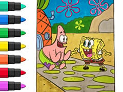 SpongeBob SquarePants Coloring Book Compilation For Kids