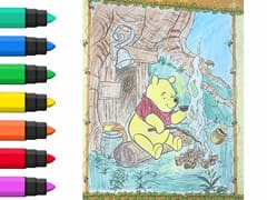 Winnie The Pooh Coloring Book Compilation For Kids