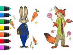 Zootopia 2 Coloring Book Compilation For Kids