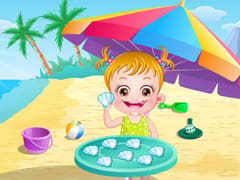 Baby Hazel At Beach