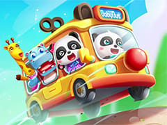 Baby Panda School Bus Lets Drive 2