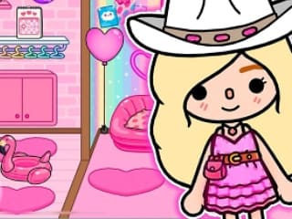 Barbie Dream House In Toca World