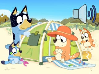 Bluey Family Camping Day