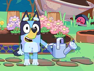 Bluey School Garden