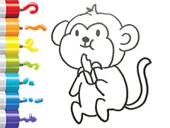 Cartoon Monkey How To Draw And Paint