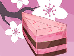 Cherry Blossom Cake Cooking