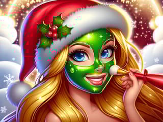 Christmas Fashion Dress Up And Makeup