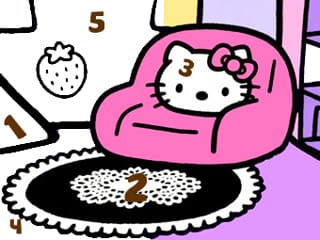Color By Code Hello Kitty Room Decor