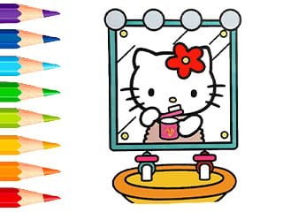 Coloring Book: Hello Kitty 9