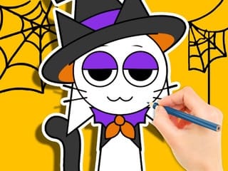 Coloring Book Incredibox Sprunki Halloween