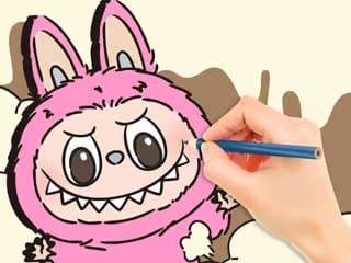Coloring Book Labubu