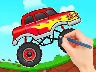 Coloring Book Monster Truck