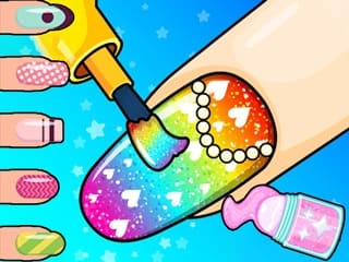 Coloring Book Nail Salon