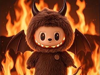 Devil Labubu VS Angle Labubu Toca World