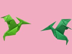 Easy Origami Pterosaur