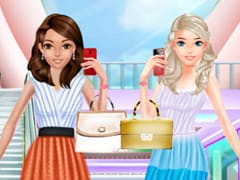 Fashion Girls Shopping For Summer