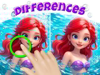 Find The Differences Little Mermaid
