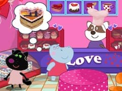 Hippo Cooking Games: Valentine's Cafe For Girls