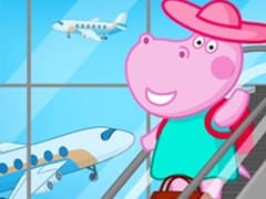 Hippo Family Airport Adventure