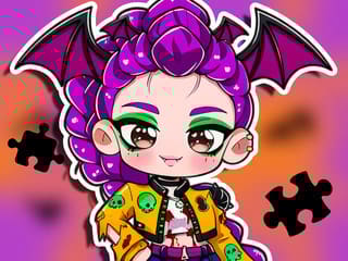 Jigsaw Puzzle Kpop Star Girls Halloween